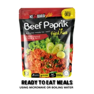 Beef Paprik Fried Rice (Without Food Warmer)