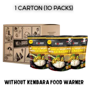 1 Ctn Smoked Beef Masak Lemak with Basmati Rice (Without Food Warmer) [10 Packs]